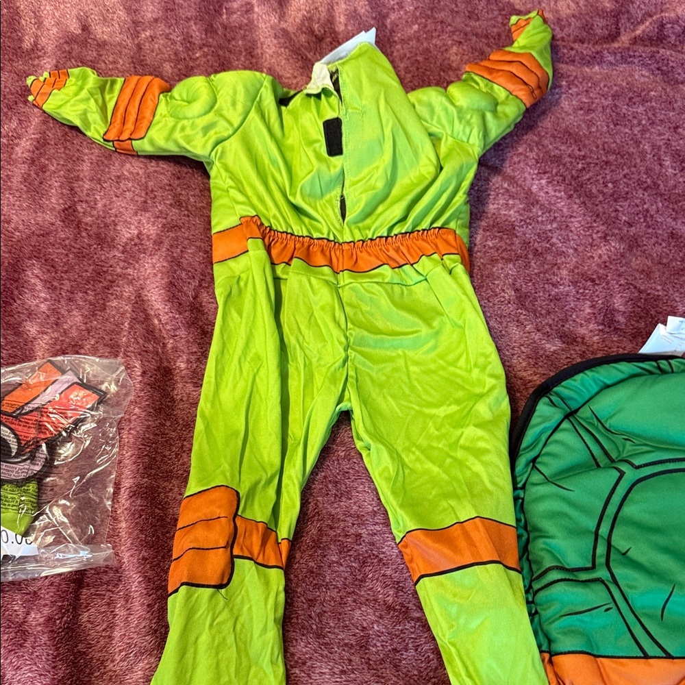 Teenage Mutant Ninja Turtles Costume - Green and Yellow - Picture 5 of 6